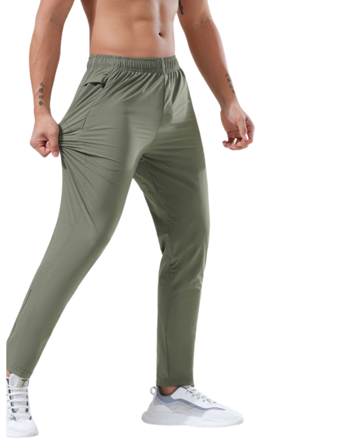 SHOPIQAT Men's Quick-Drying Elastic Casual Fitness Training Trousers - Premium from shopiqat - Just $8.500! Shop now at shopiqat